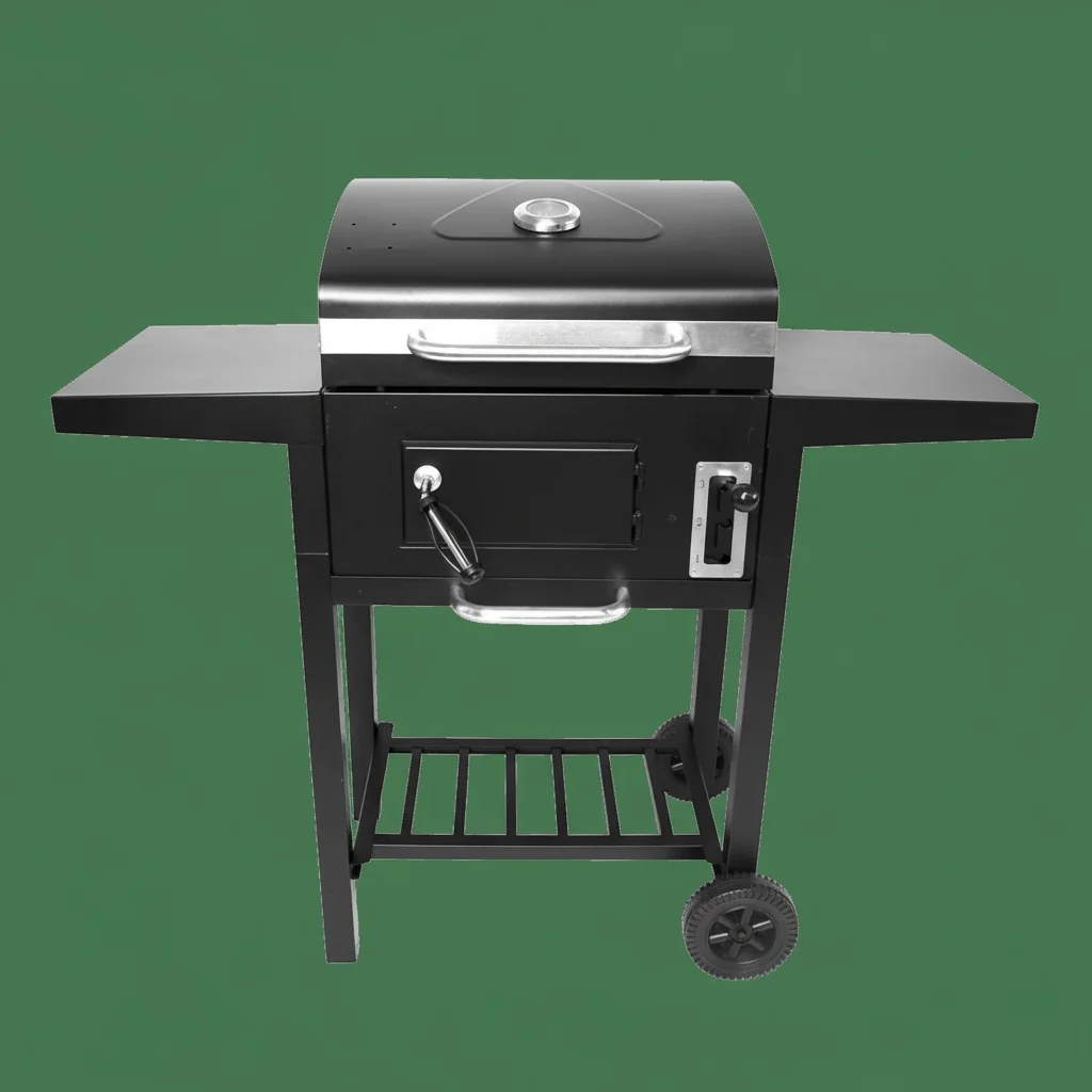 VonHaus pizza oven outdoor setup