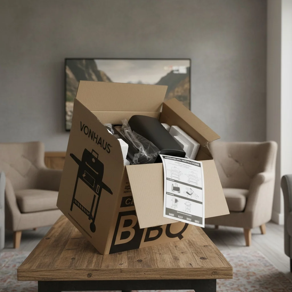 Customer photo: VonHausBBQ box in a living room