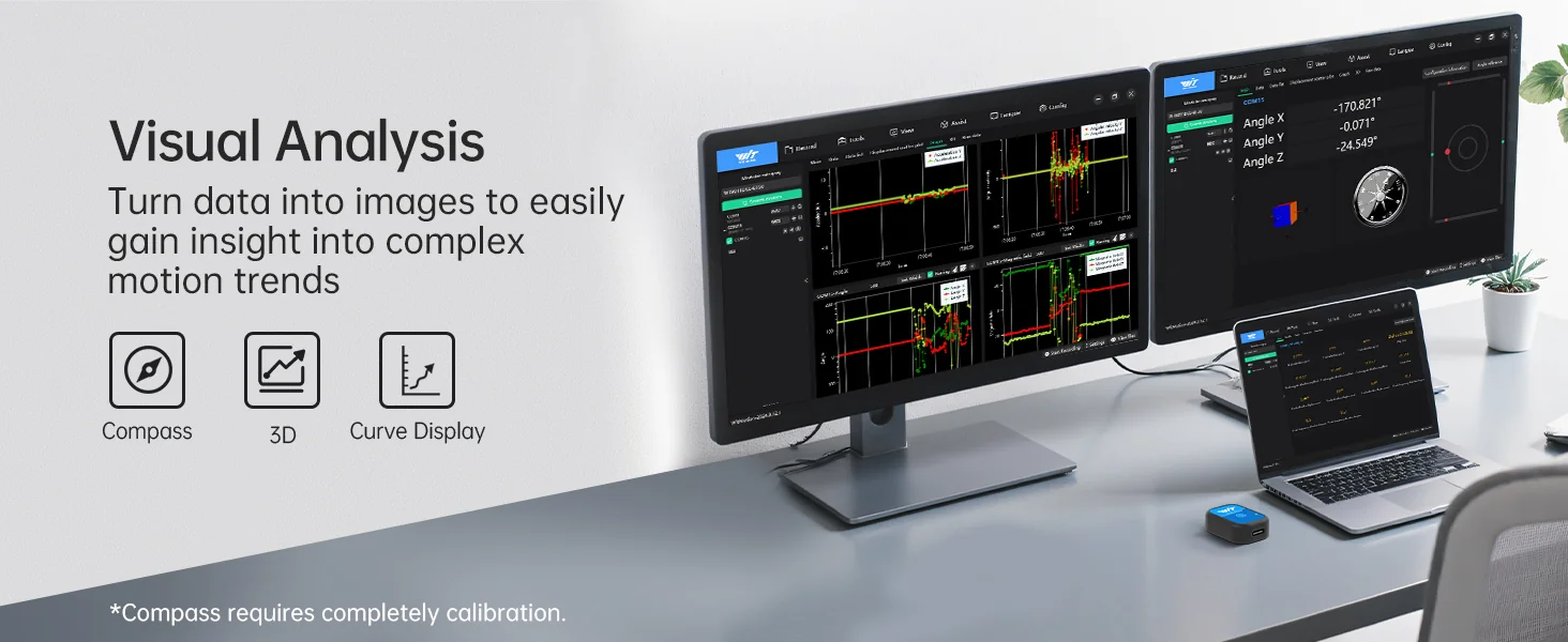 WITMOTION displayed in a professional office environment