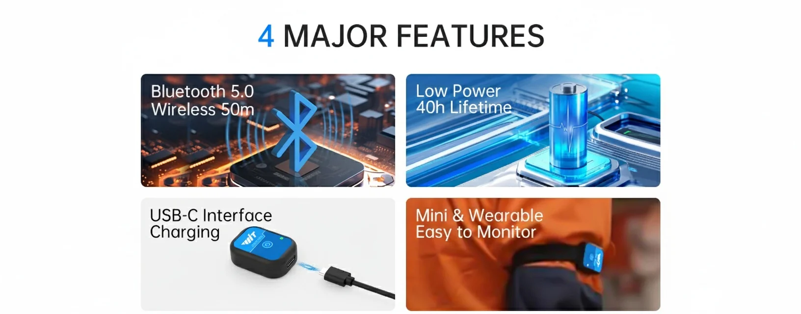 WITMOTION product features detail view in professional studio