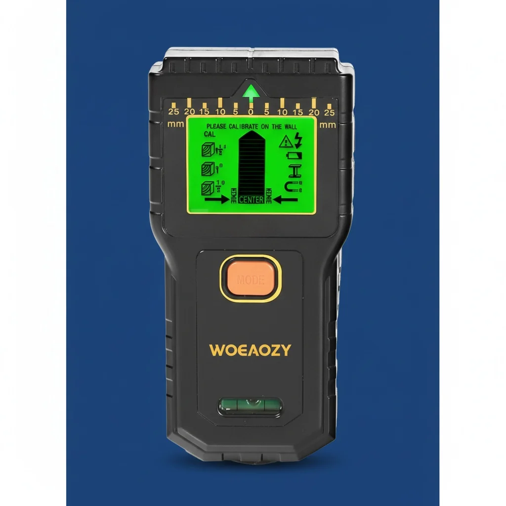 Using a wall scanner to ensure safe drilling in a home