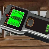 WOEAOZY wall scanner in use during indoor construction