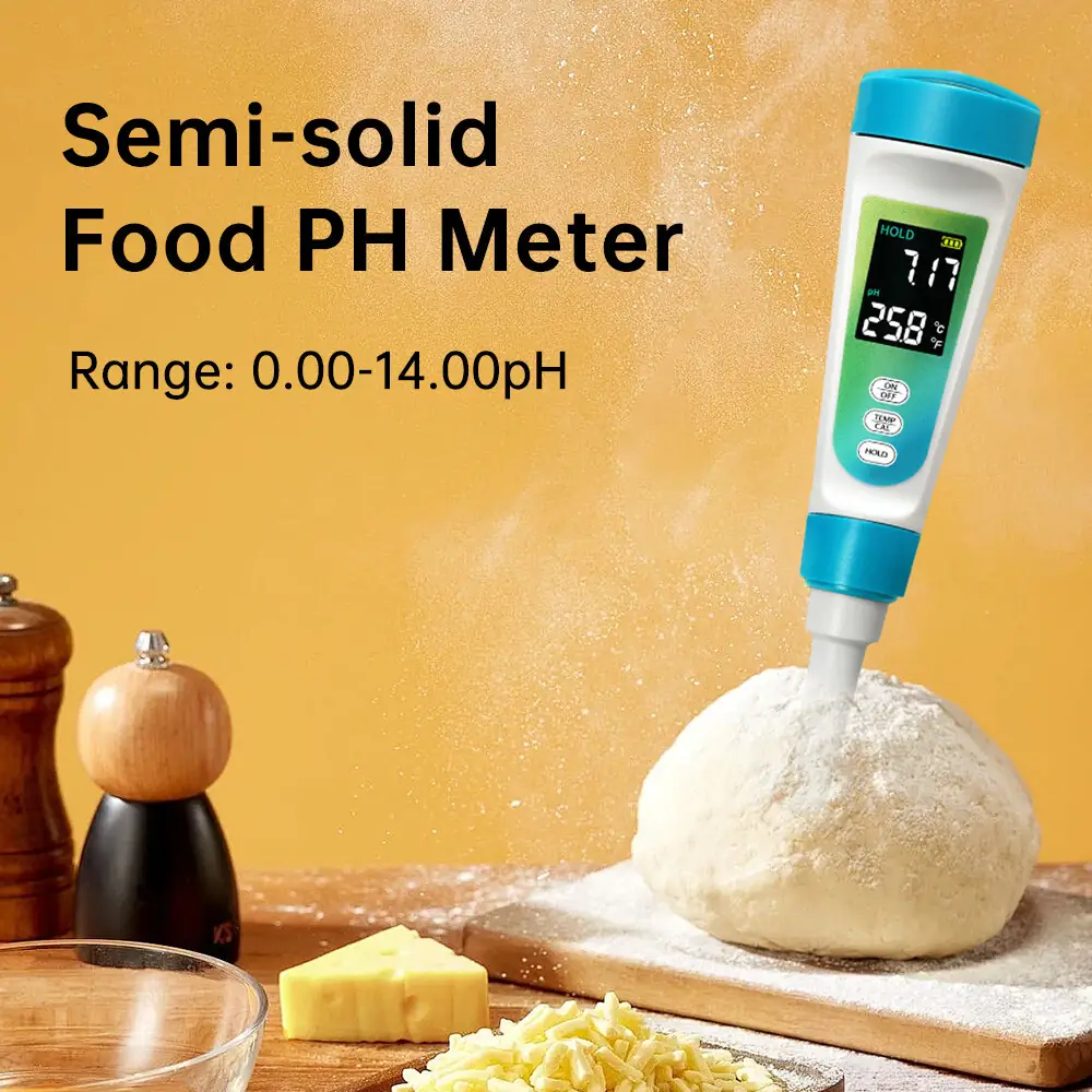 Yinmik pH meter calibration kit components