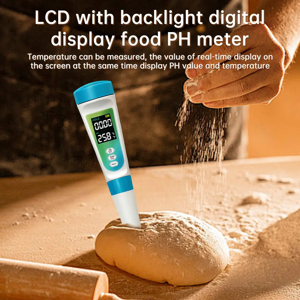 Step-by-step pH meter calibration process
