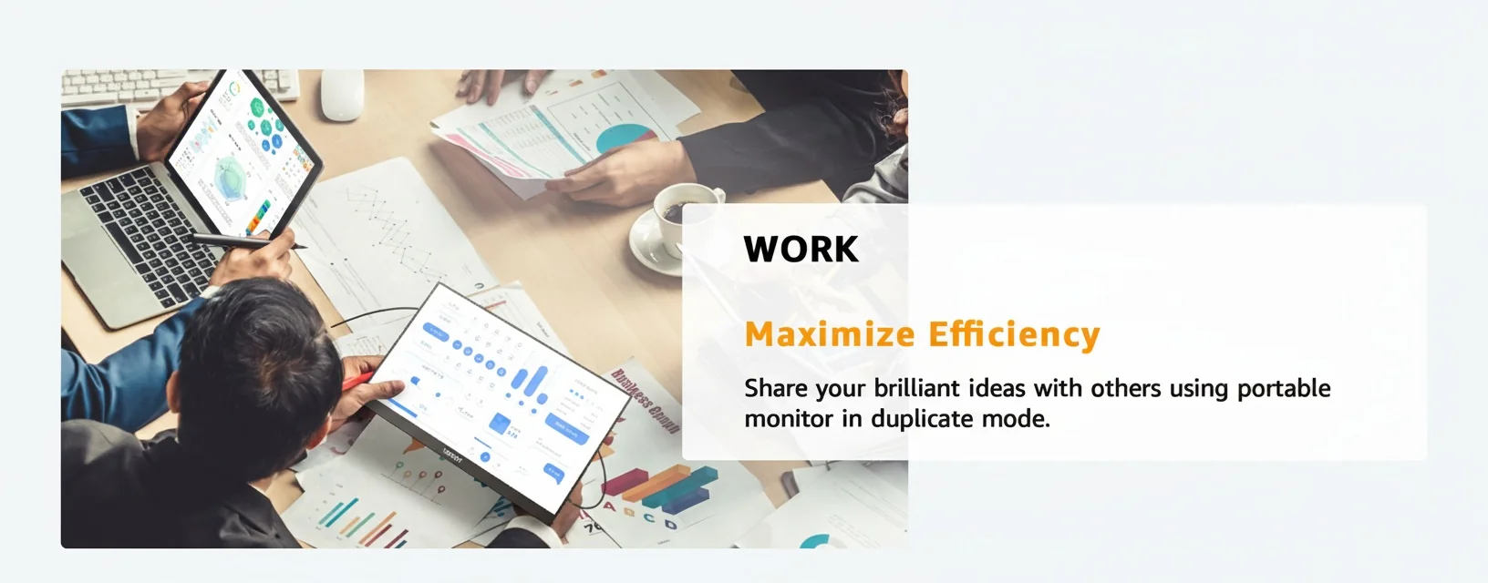 YODOIT portable monitor enabling office collaboration