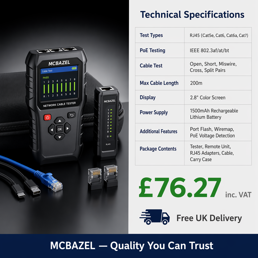 Mcbazel specifications comparison