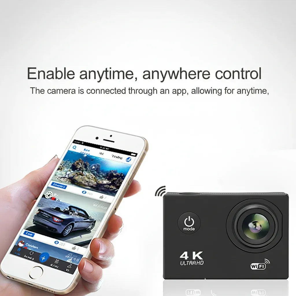 Budget filmmaking using high-performance 4K action cameras