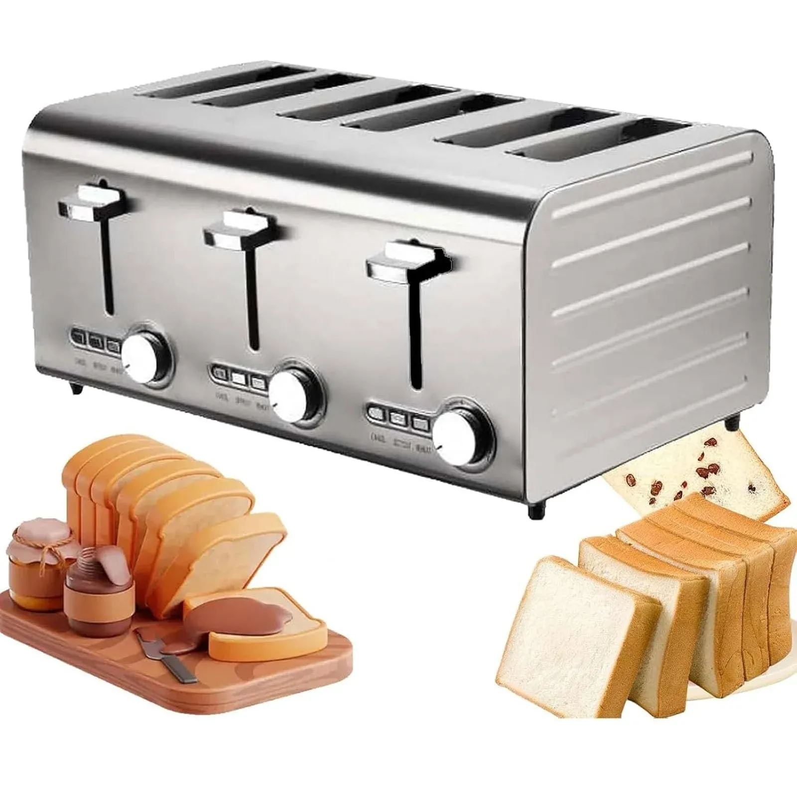 A stylish 2 slice toaster in a modern kitchen setting