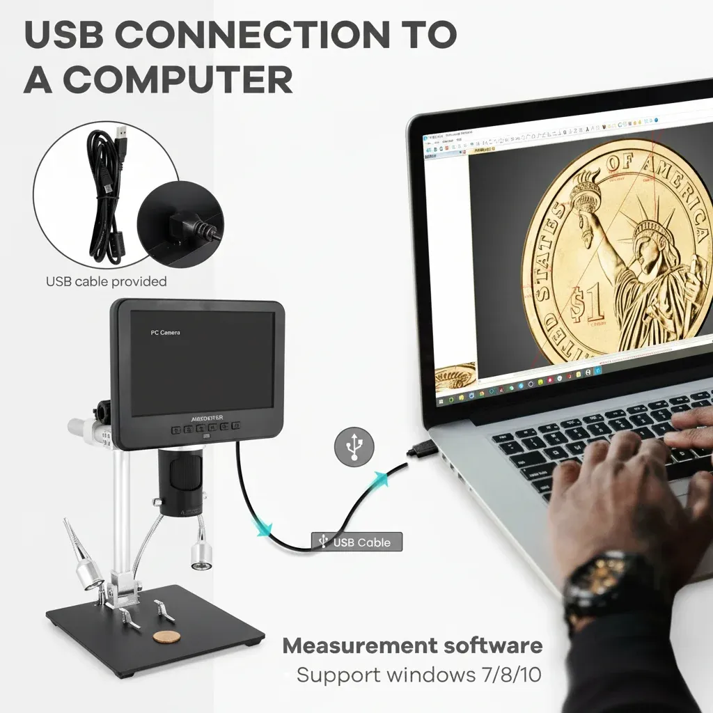 Key takeaways and technical highlights of the Bresser Researcher LCD Microscope