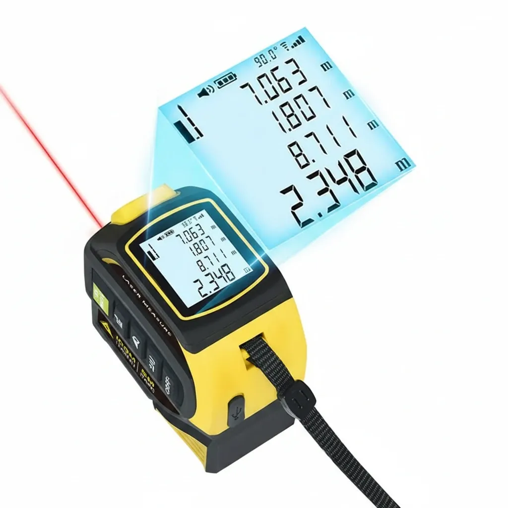 Laser level in practical use