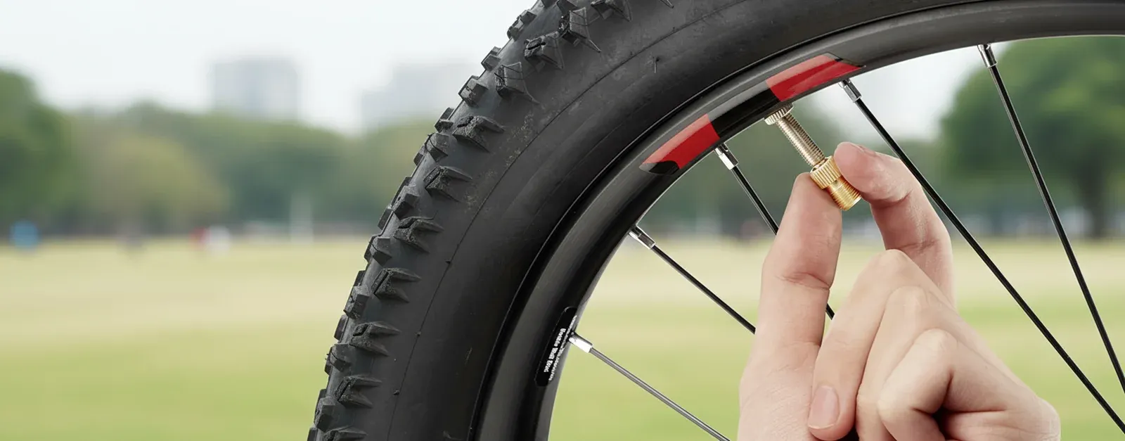 Step-by-step demonstration of connecting a Ring tyre inflator