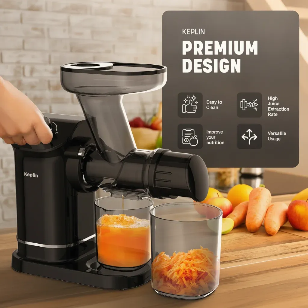 Cold press juicer cleaning and maintenance