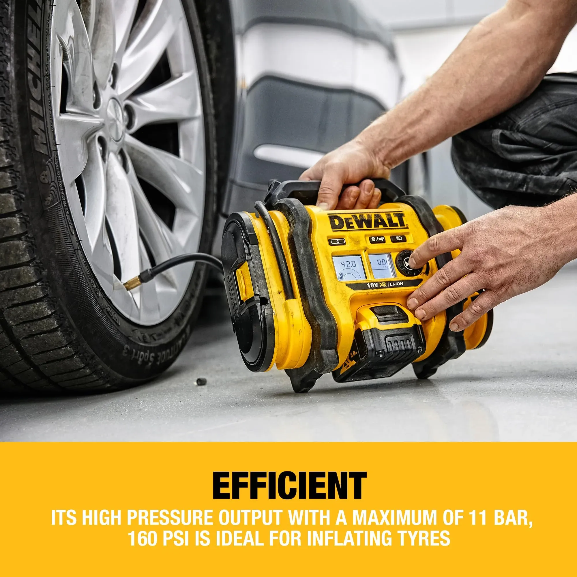 PCL tyre inflator in a workshop environment