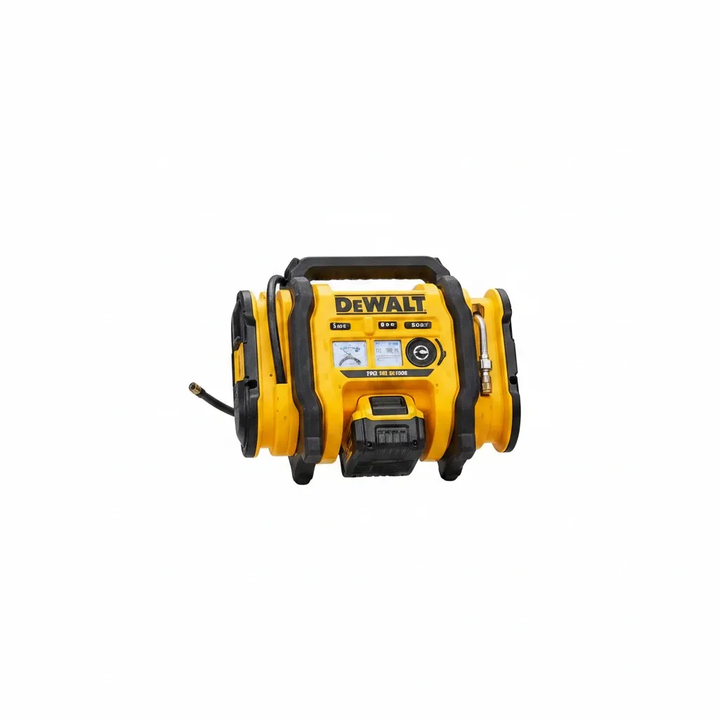 Comparison of different portable tyre inflator designs