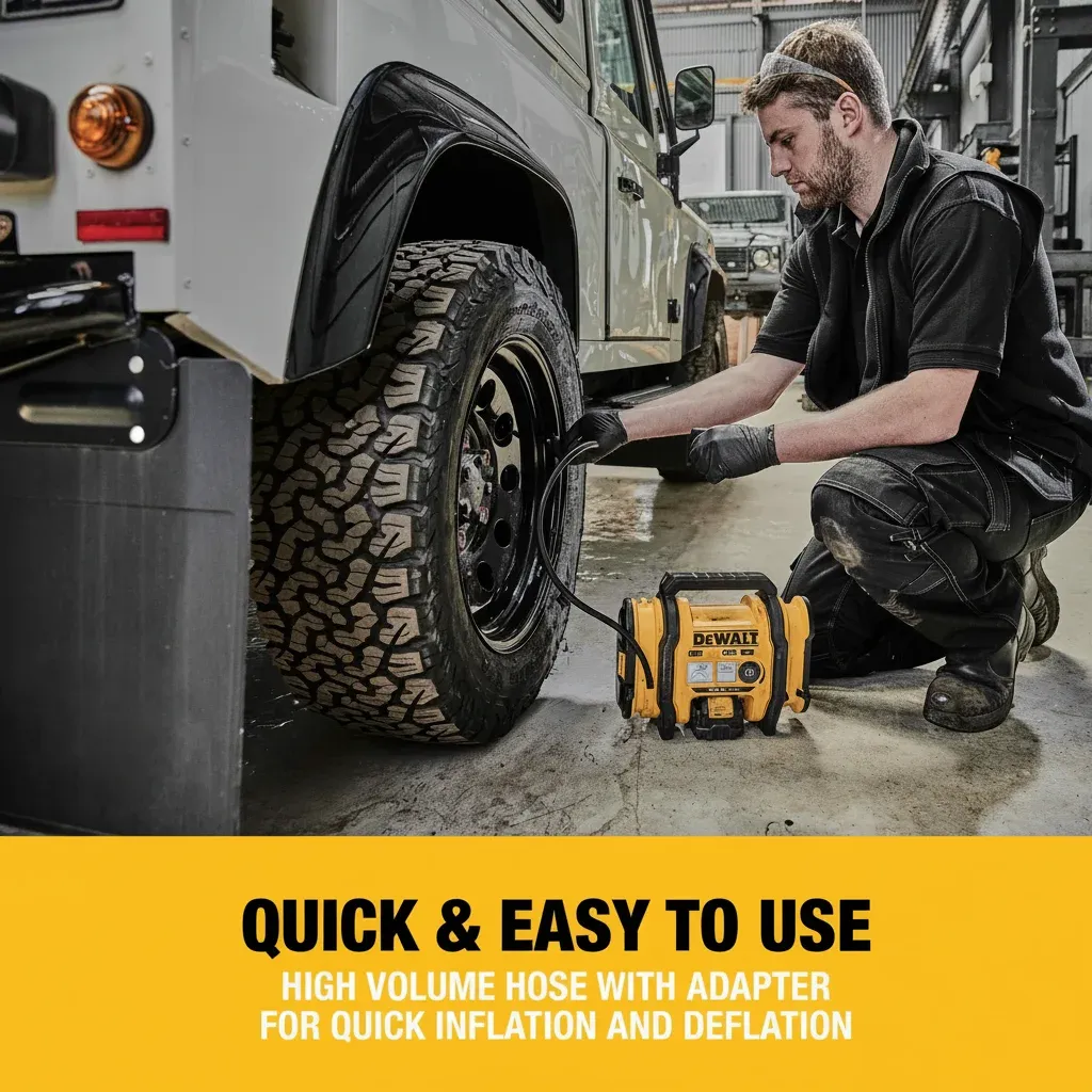 Comparison chart of the top-rated tyre inflators available in the UK for 2025