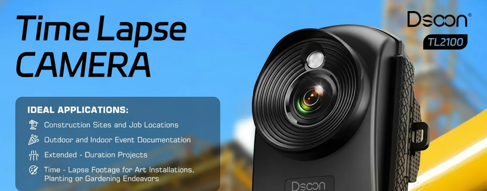 Surveillance camera preventing plant theft and equipment loss on site