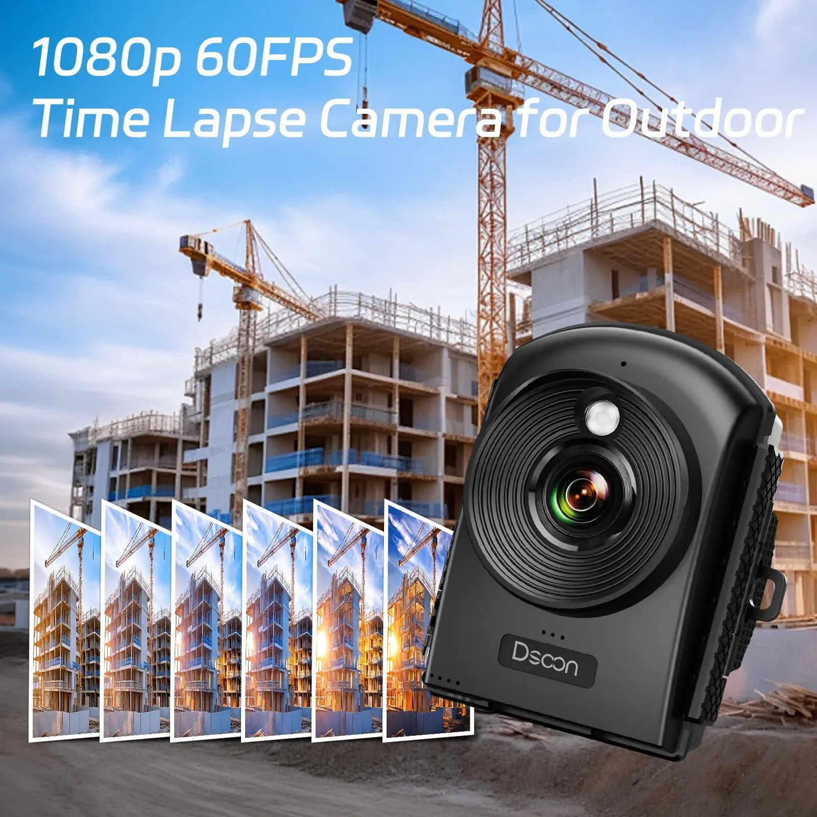 Detailed technical specifications and key features of DSOON time lapse cameras