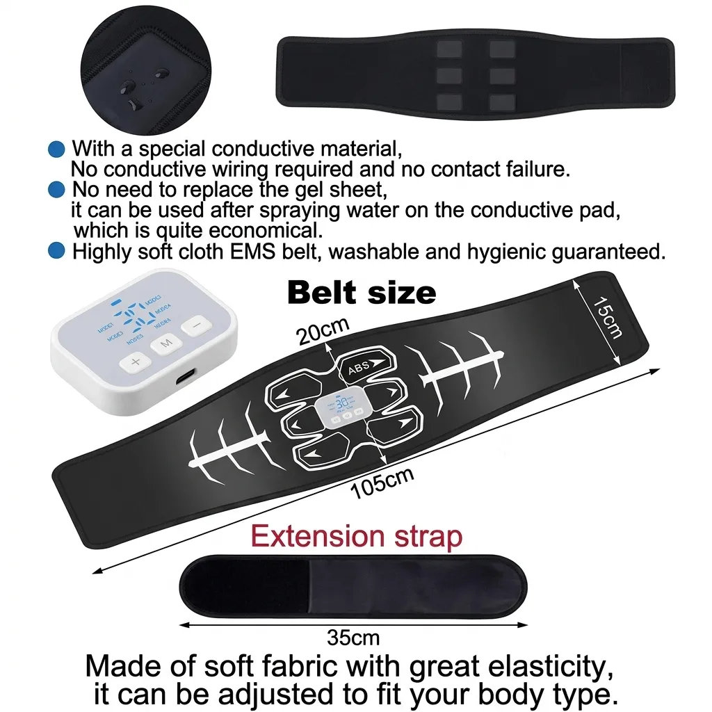 Key benefits and unique features of the Emscare Washable EMS Muscle Stimulator