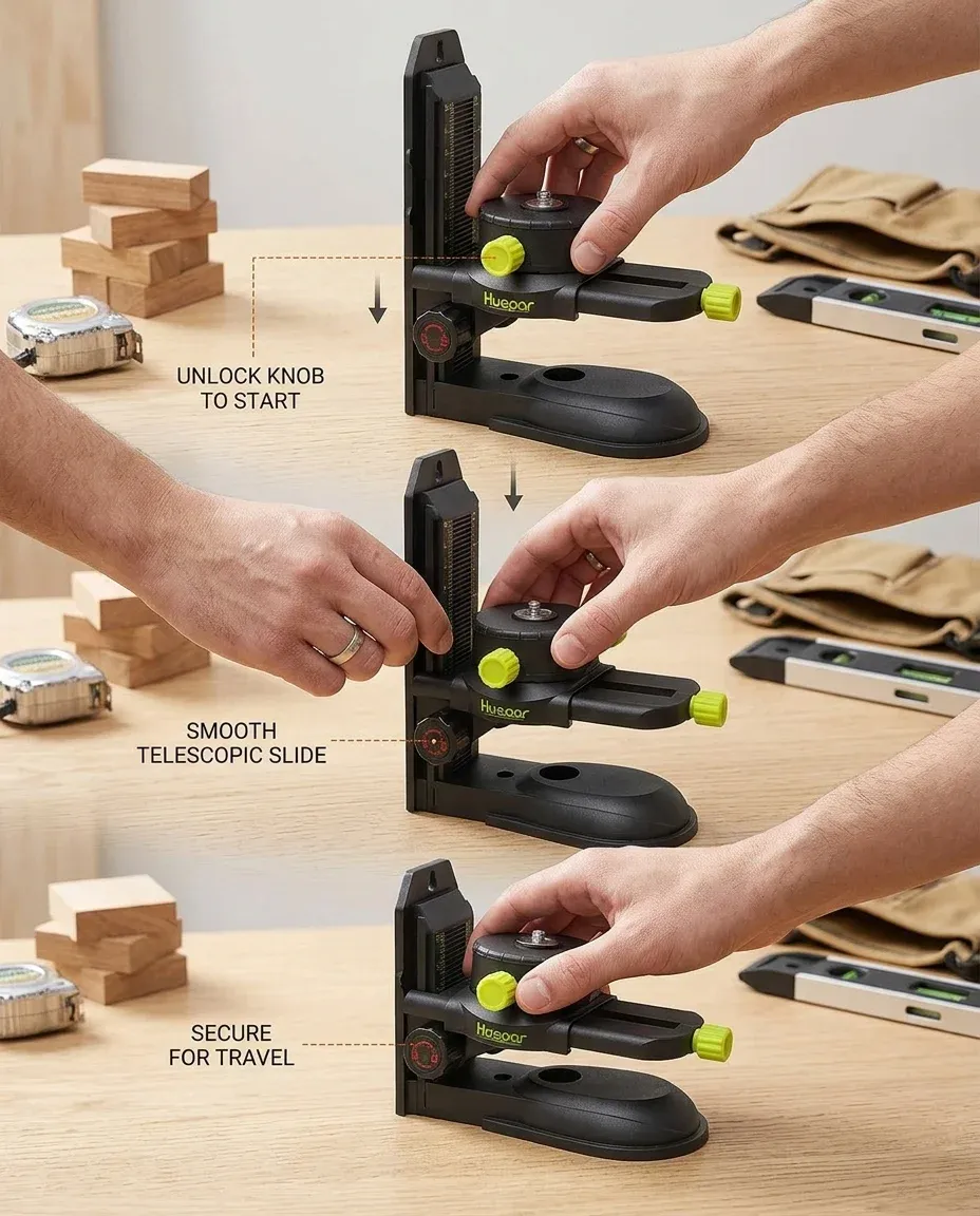 Professional green laser levels from DeWalt, Milwaukee, and Bosch