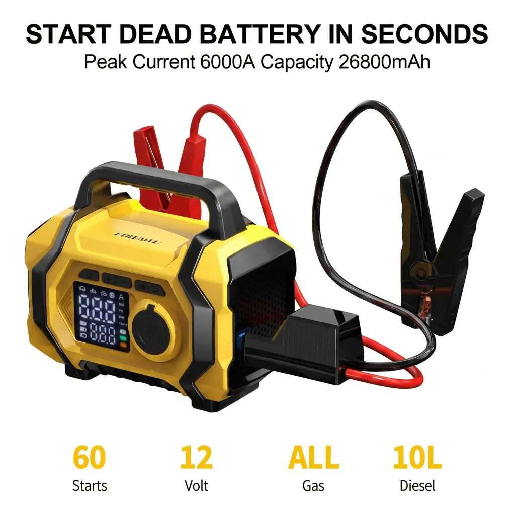 Key features of a modern digital car tyre inflator