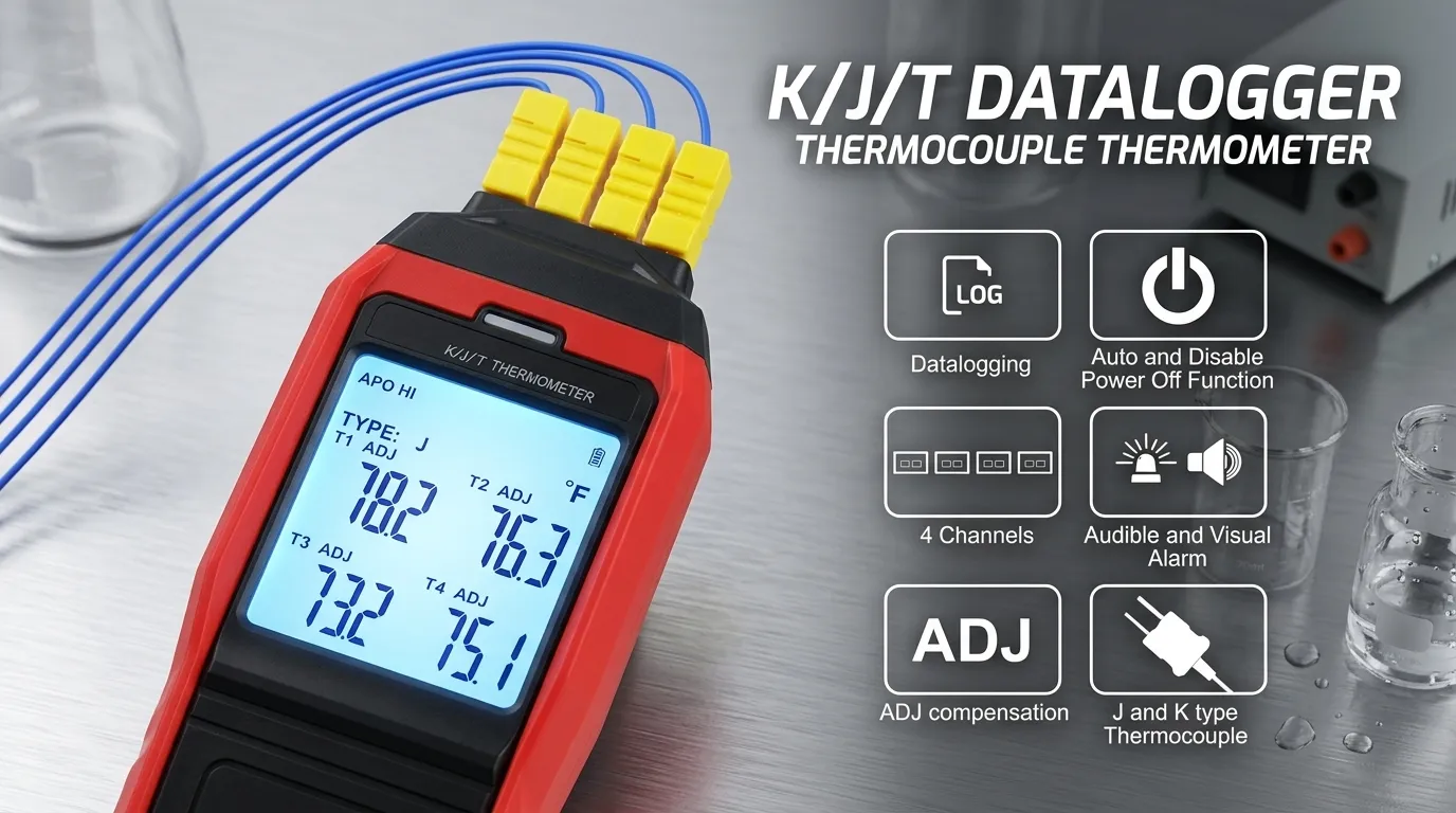 Comparison of wired versus wireless temperature data logging solutions.