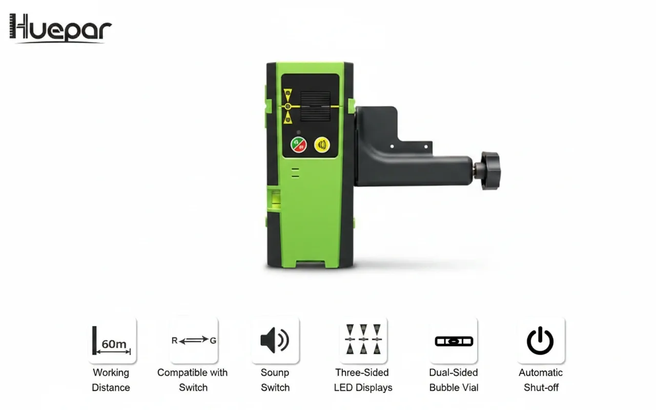 Essential laser level accessories and professional tripod mounting
