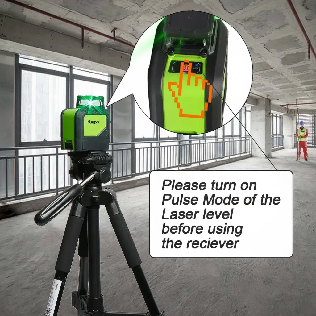Huepar professional laser level as a high-quality alternative to DeWalt.