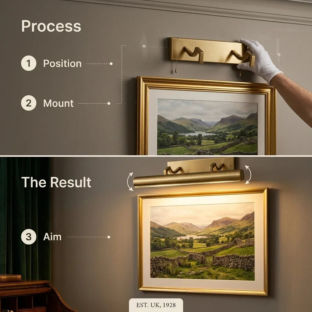 Picture Light Brass Explained: A UK Buyer's Guide