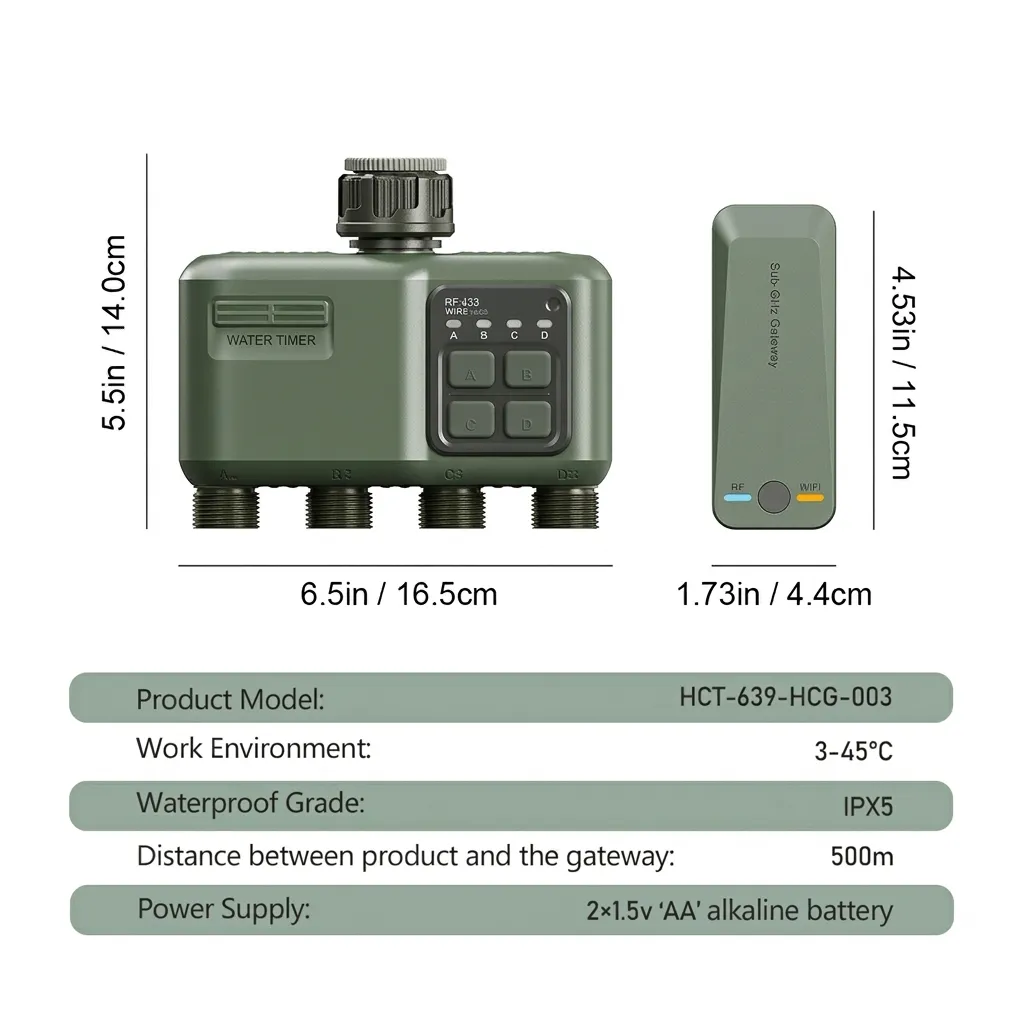 Johgee irrigation timer compared to standard garden water controllers