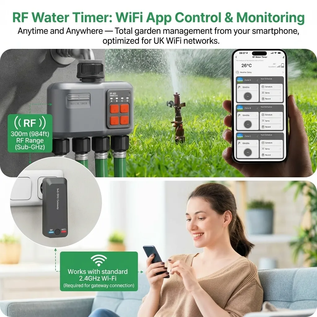Detailed technical specifications and features of the water heater timer switch.