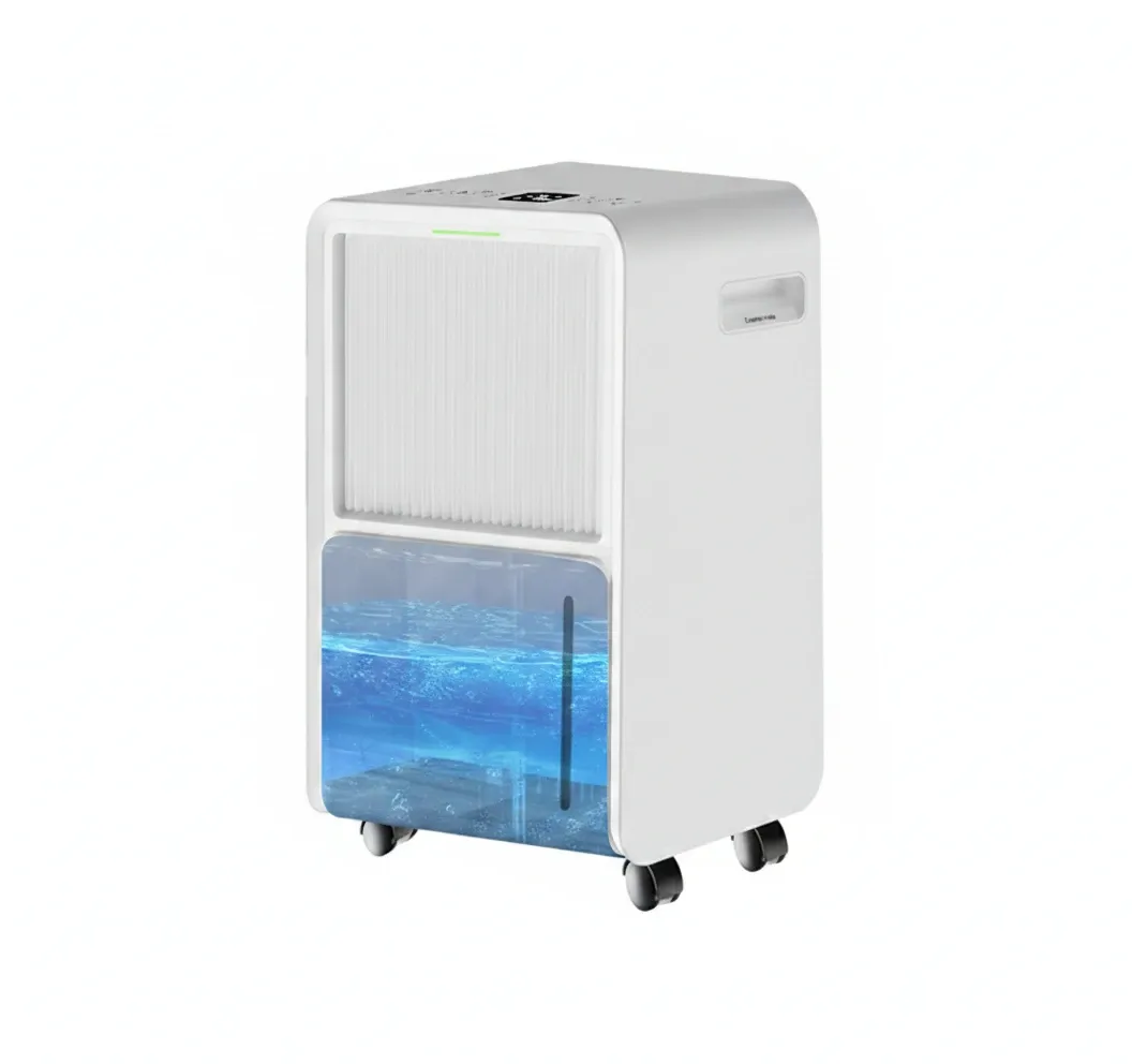 Front view of the MeacoDry Arete Two 20L showing its sleek design