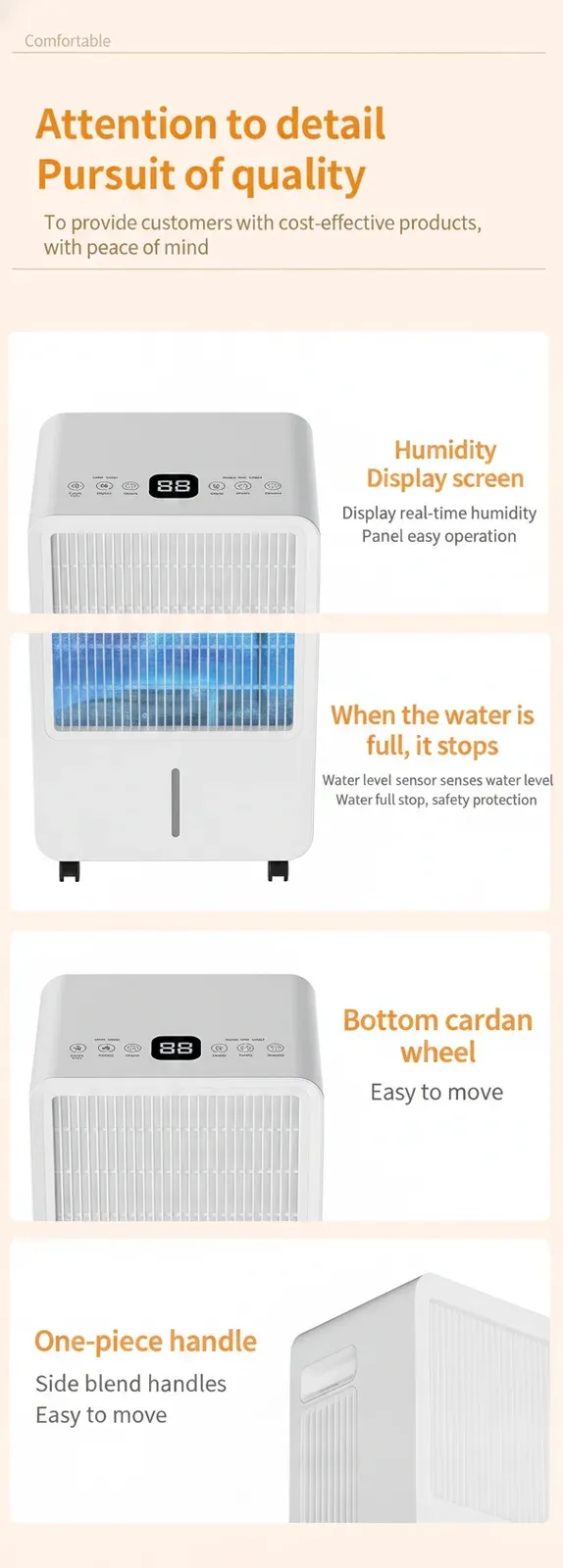 Energy efficiency and low running costs of Meaco units