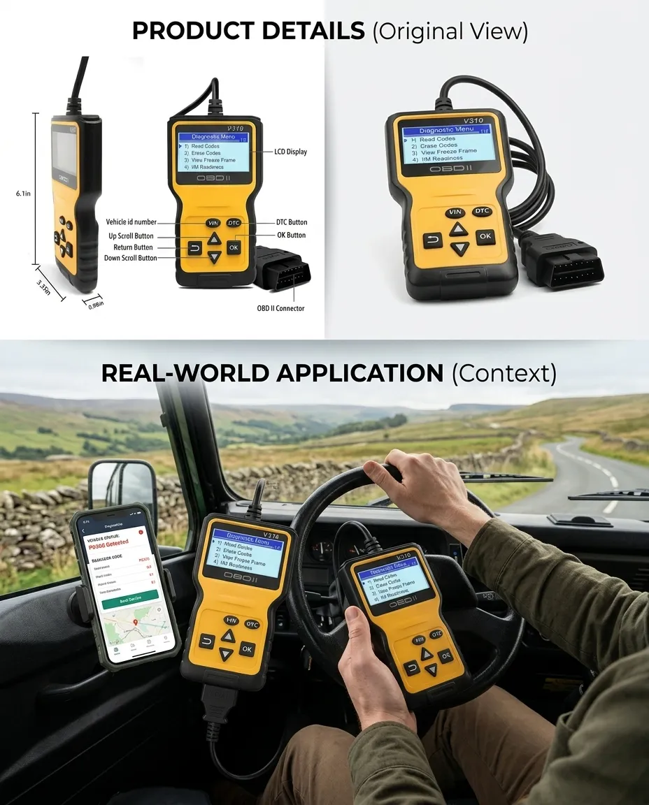 Using the Motopower OBD2 Scanner step-by-step