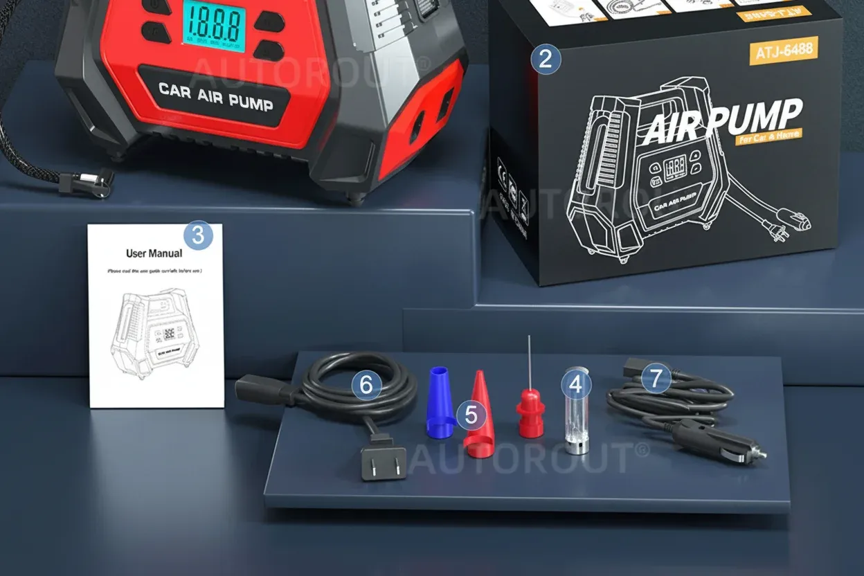 Comparison chart for mid-range 24L to 50L workshop air compressor units