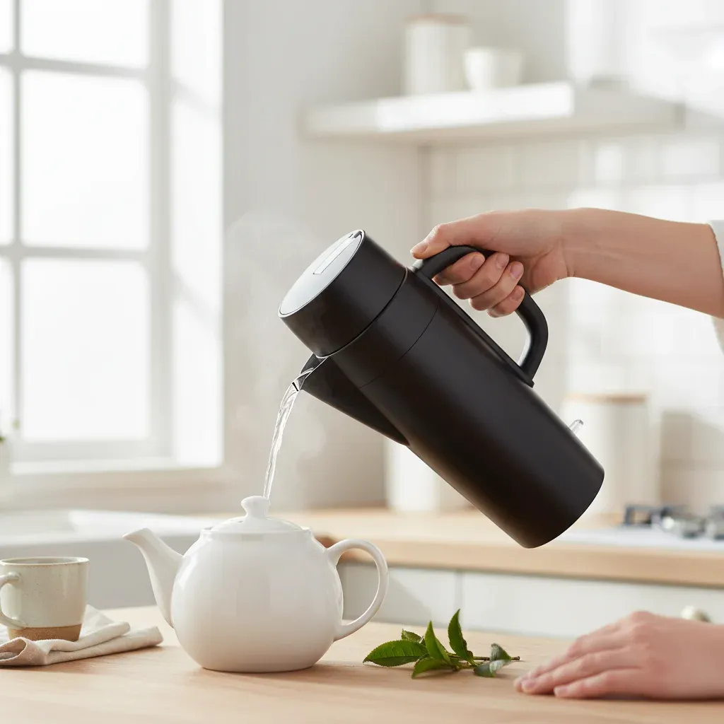 A high-quality mid-range electric kettle suitable for modern family homes.