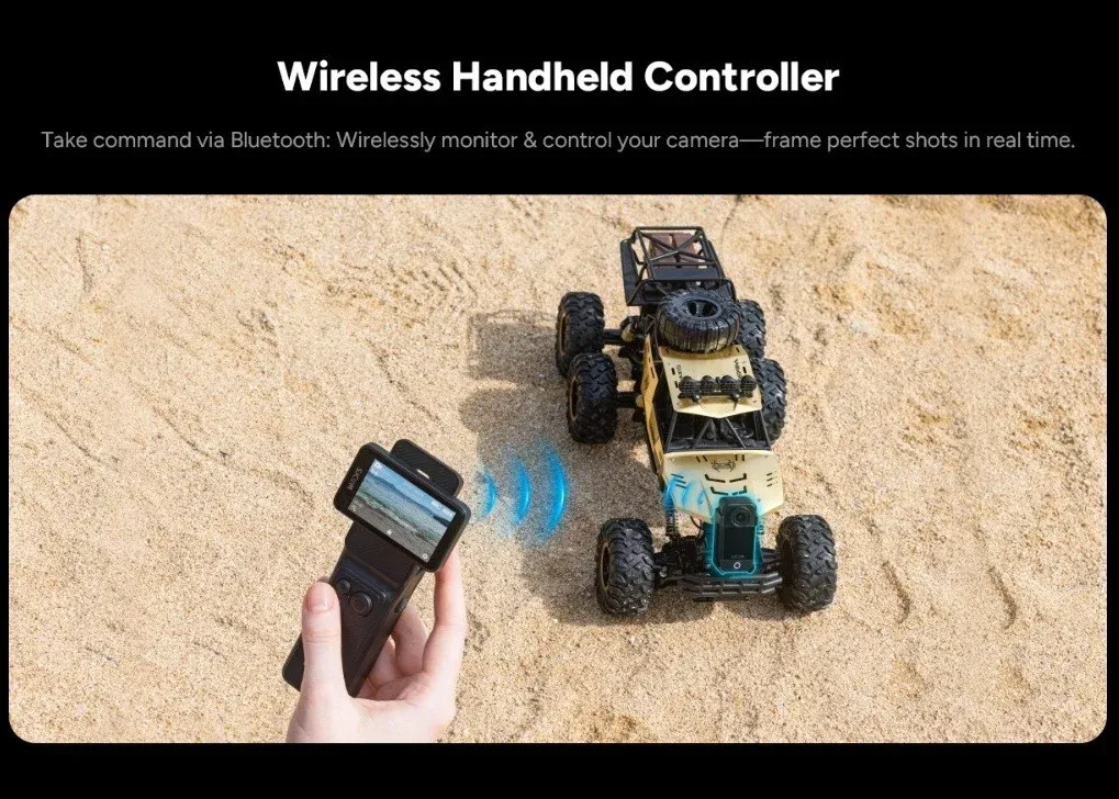 Real-world testing of an SJCAM action camera in outdoor environments.