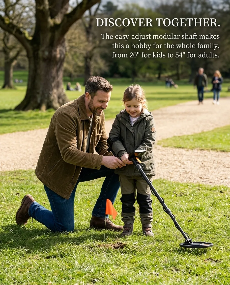 Waterproof metal detector for beach hunting