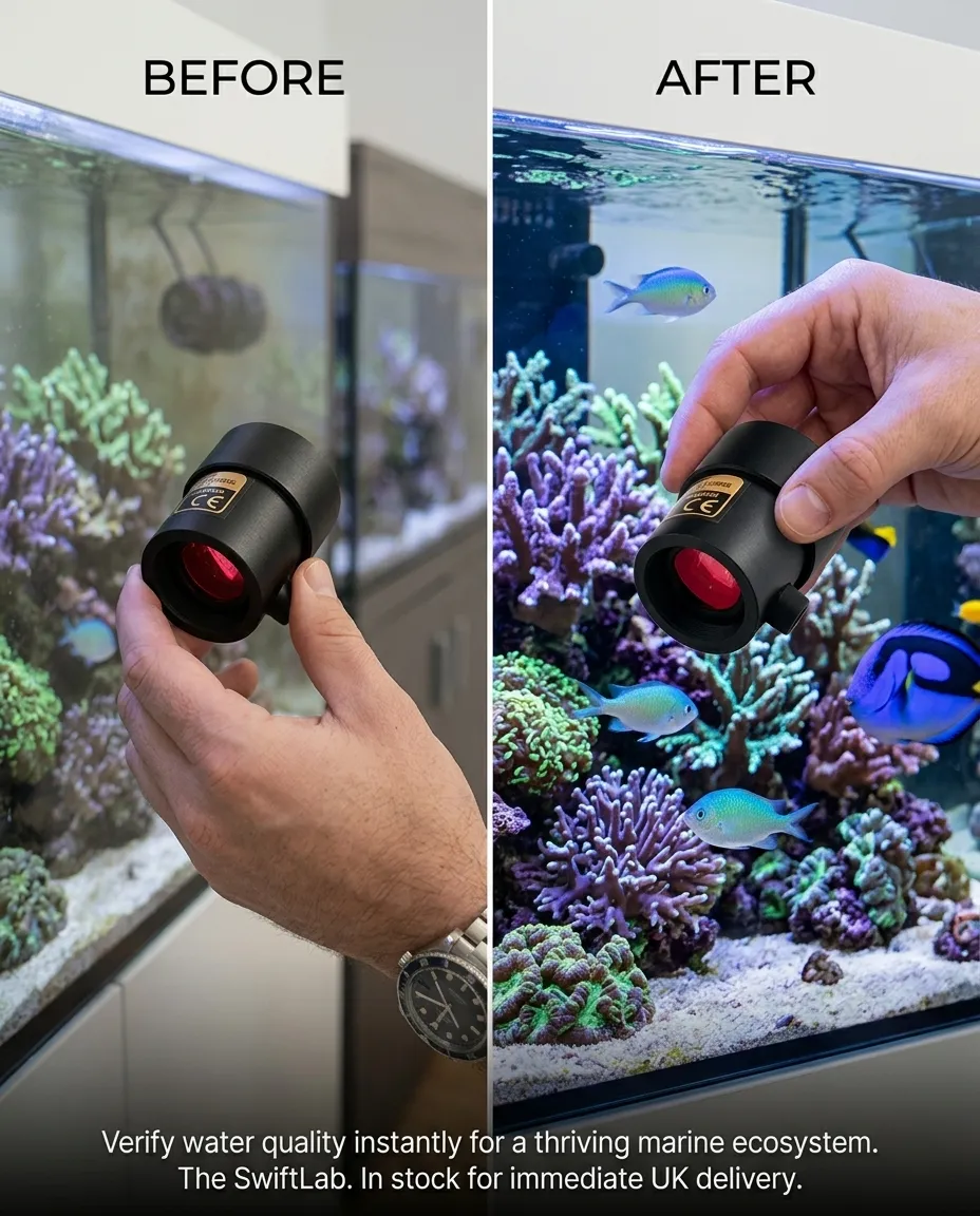 A scientist using a digital microscope camera for data analysis in the UK.
