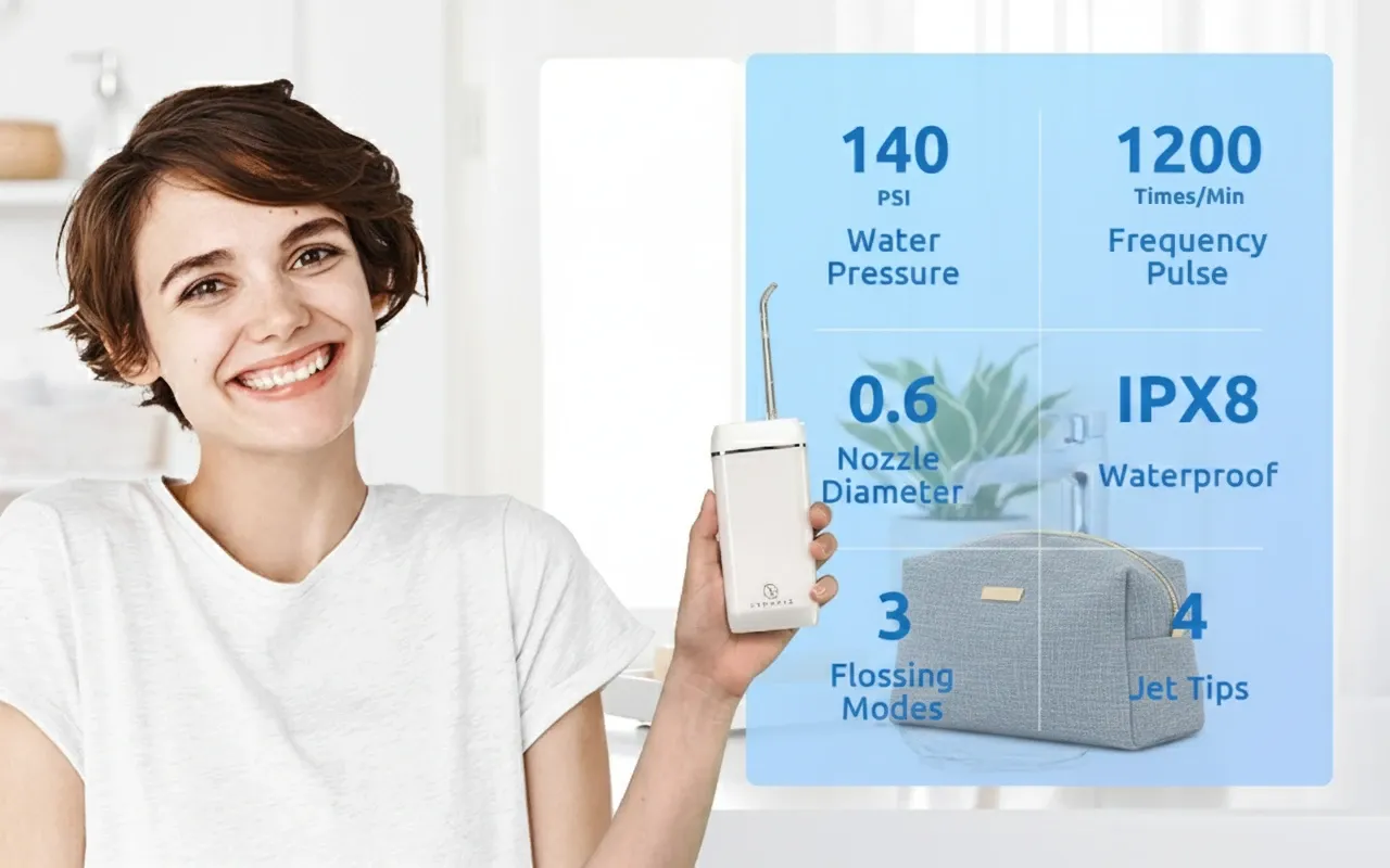 SYNHOPE water flosser battery and charging features