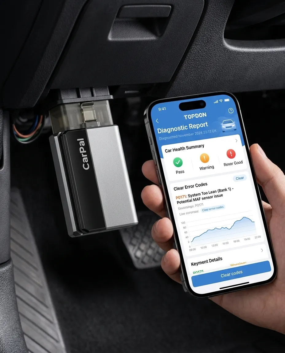 Setting up Car Pal scanner step by step
