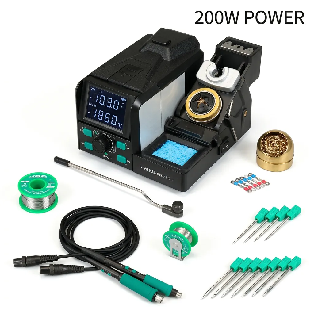 Yihua soldering station comparison with Weller and JBC models