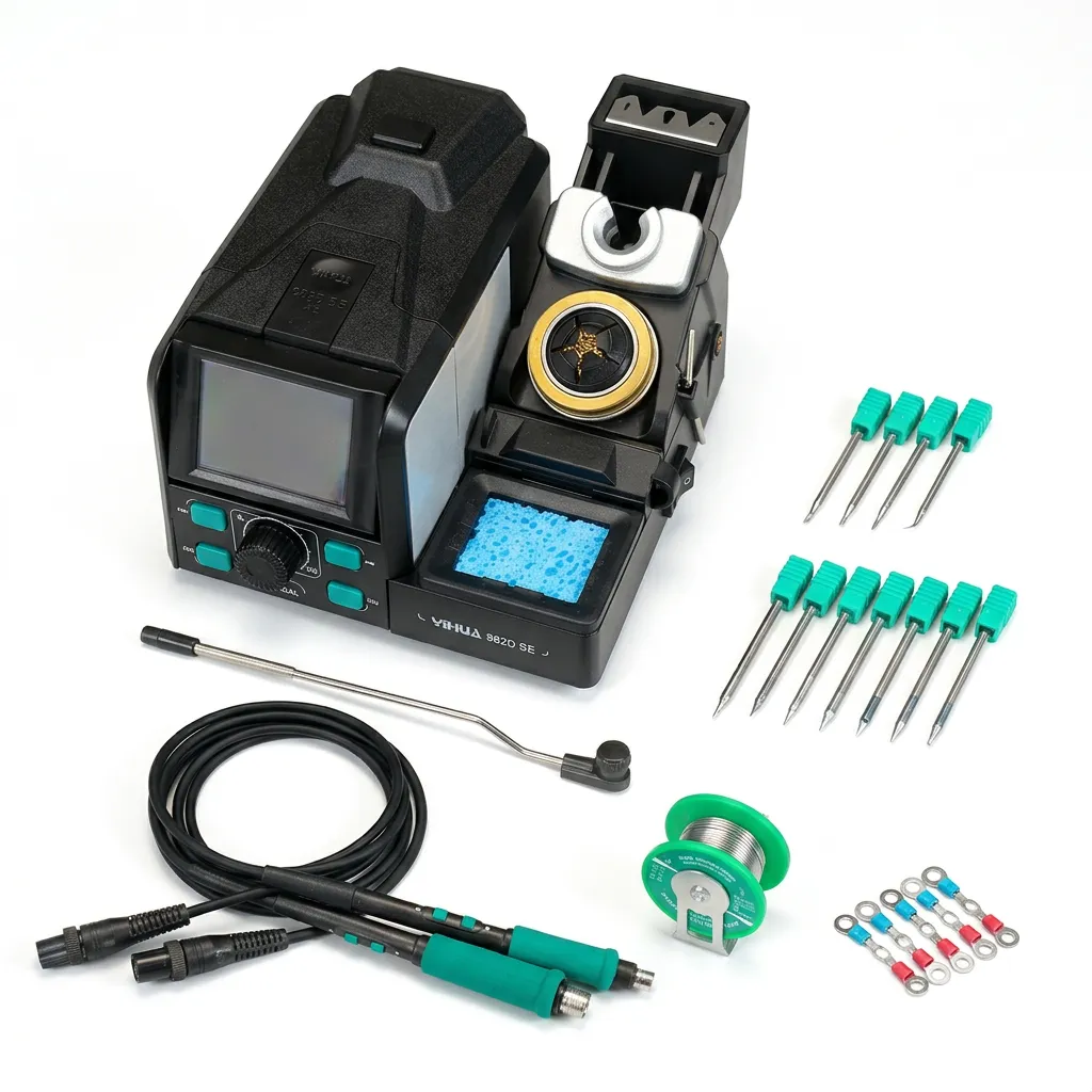 Hot air rework station for phone repair